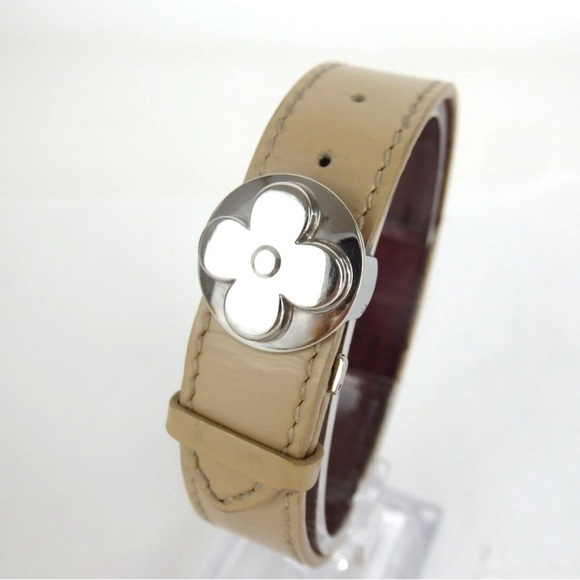 Authentic LOUIS VUITTON good luck bracelet bracelet leather [Used]